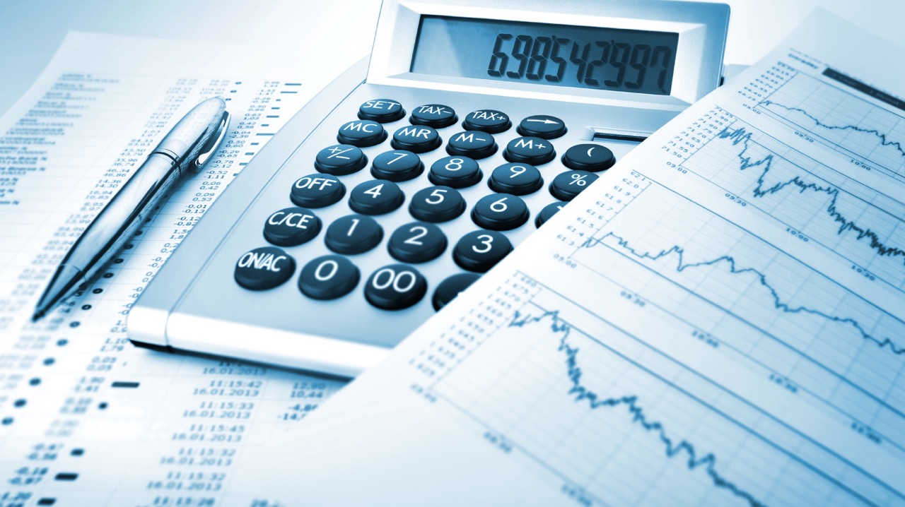 Picture of Calculator and financial papers