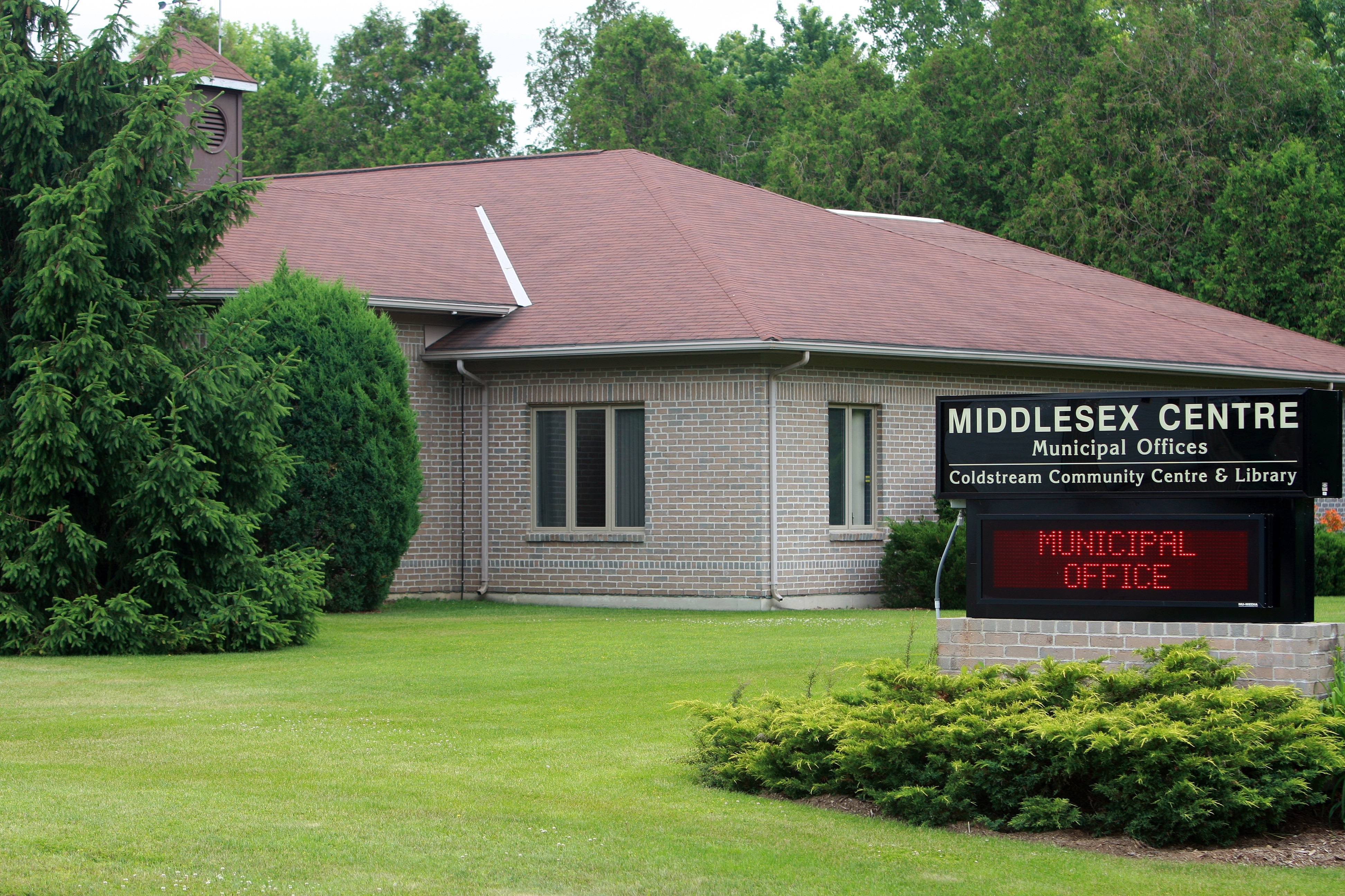 Middlesex Centre Municipal Office Outside of the Middlesex Centre Municipal Office