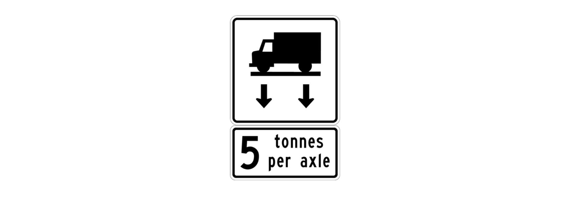 reduced load sign