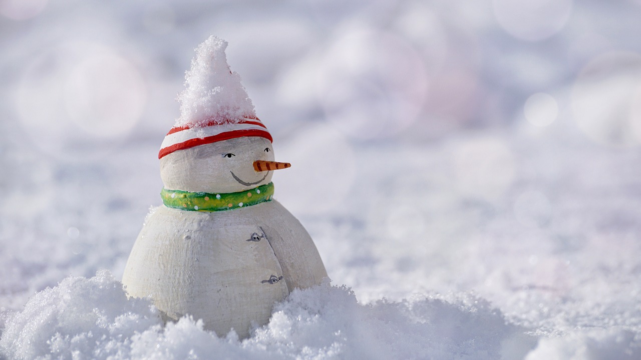 snowman sitting in snow snowman sitting in snow