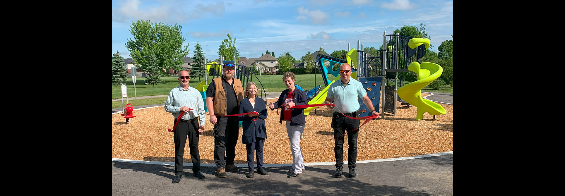Meadowcreek Park Ribbon Cutting May 2024