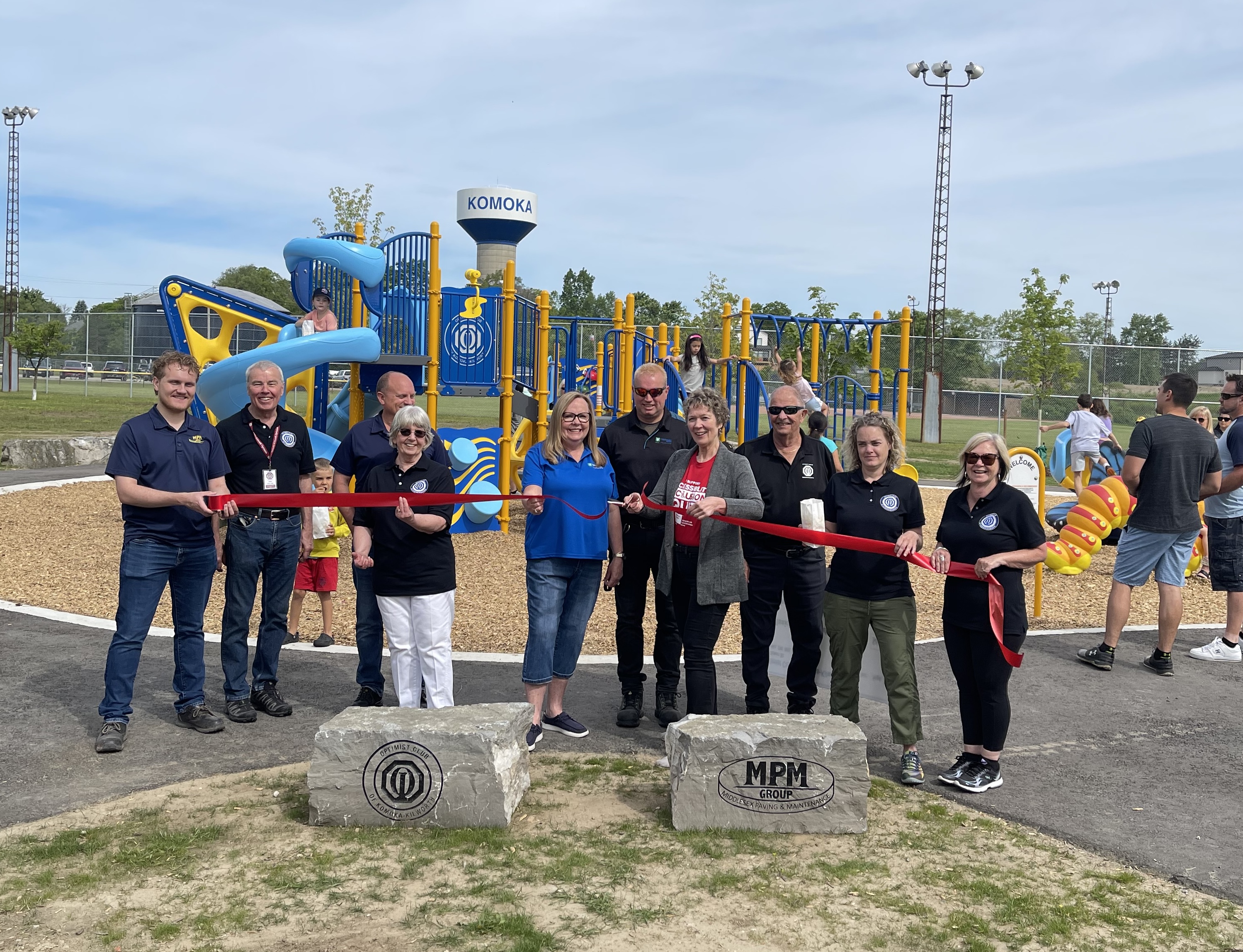Komoka park ribbon cutting
