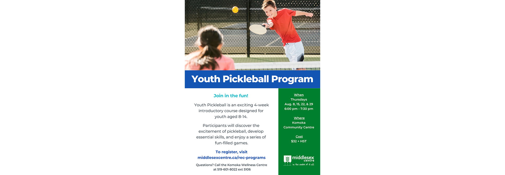 Youth Pickleball