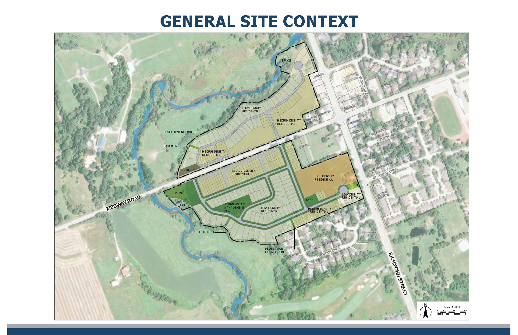 Bridle Path Subdivision Proposed Site Context Map Aug 8 2024