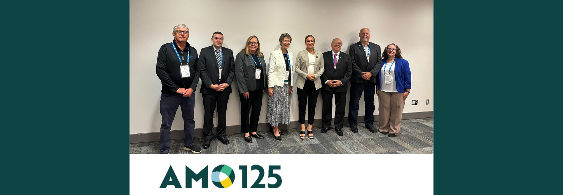Middlesex Centre delegates with Minister Surma at AMO 2024