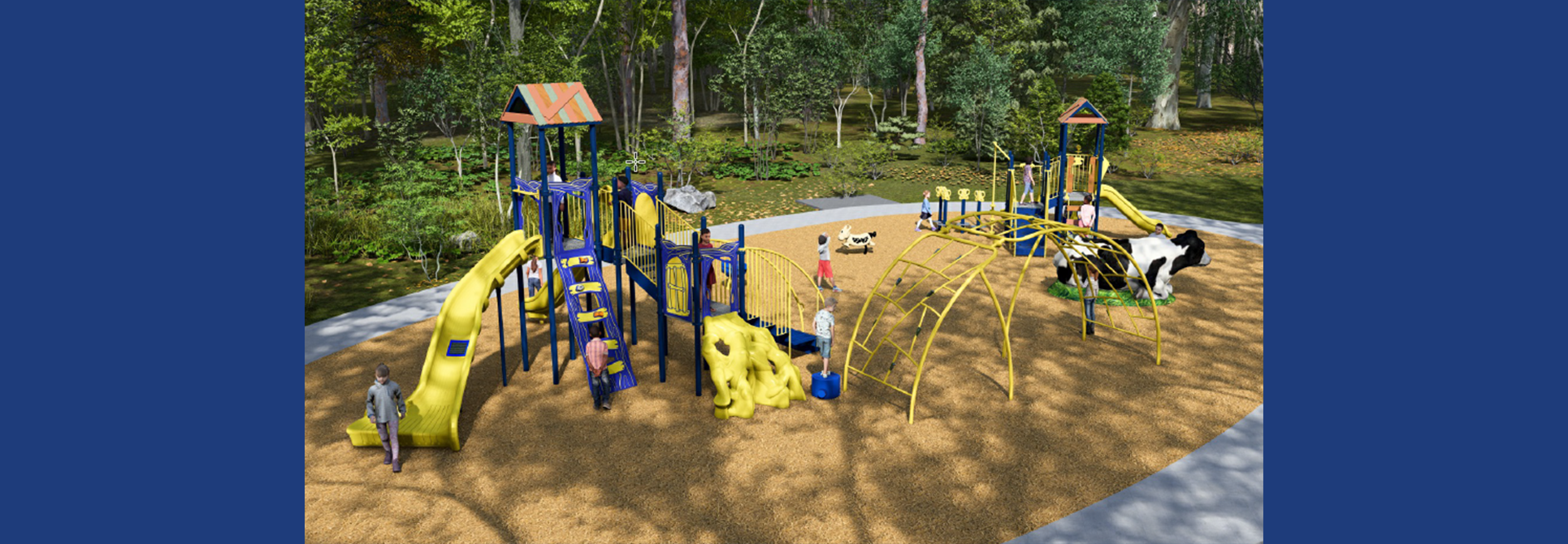 Timberwalk Park Playground Render