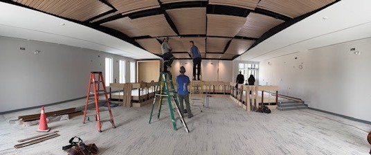 Office Renovation - Council Chamber Ceiling Install - March 7 2025