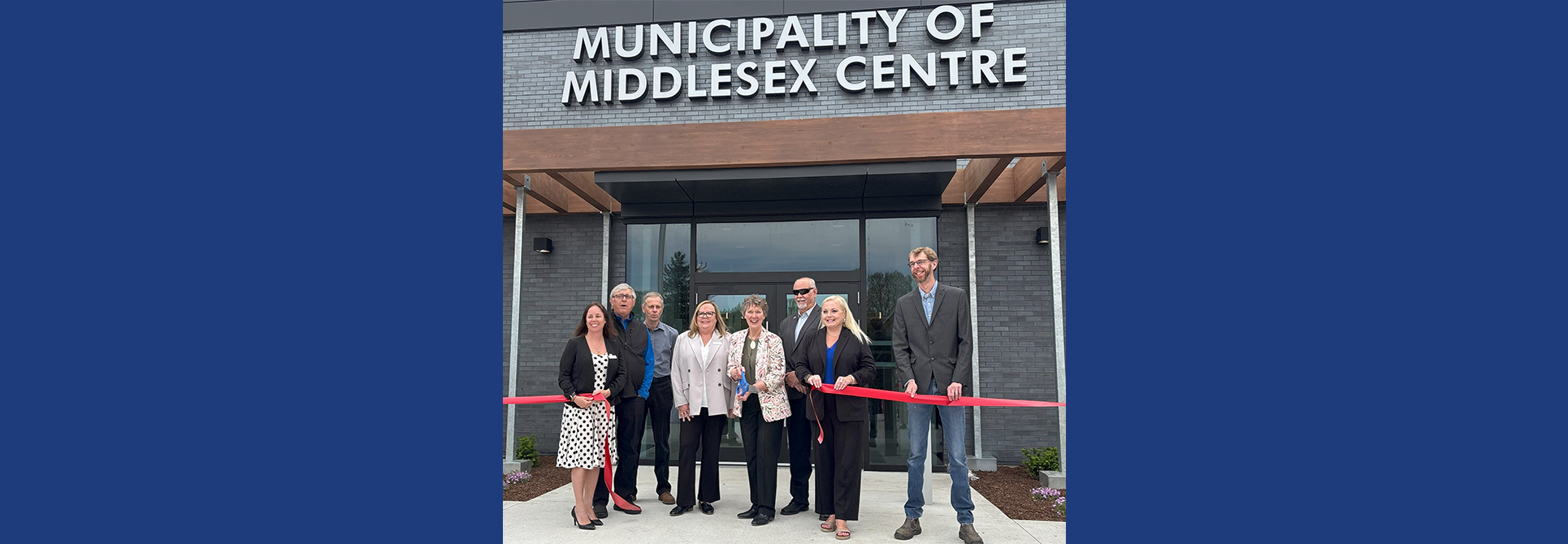 Office Renovation Ribbon Cutting May 2025