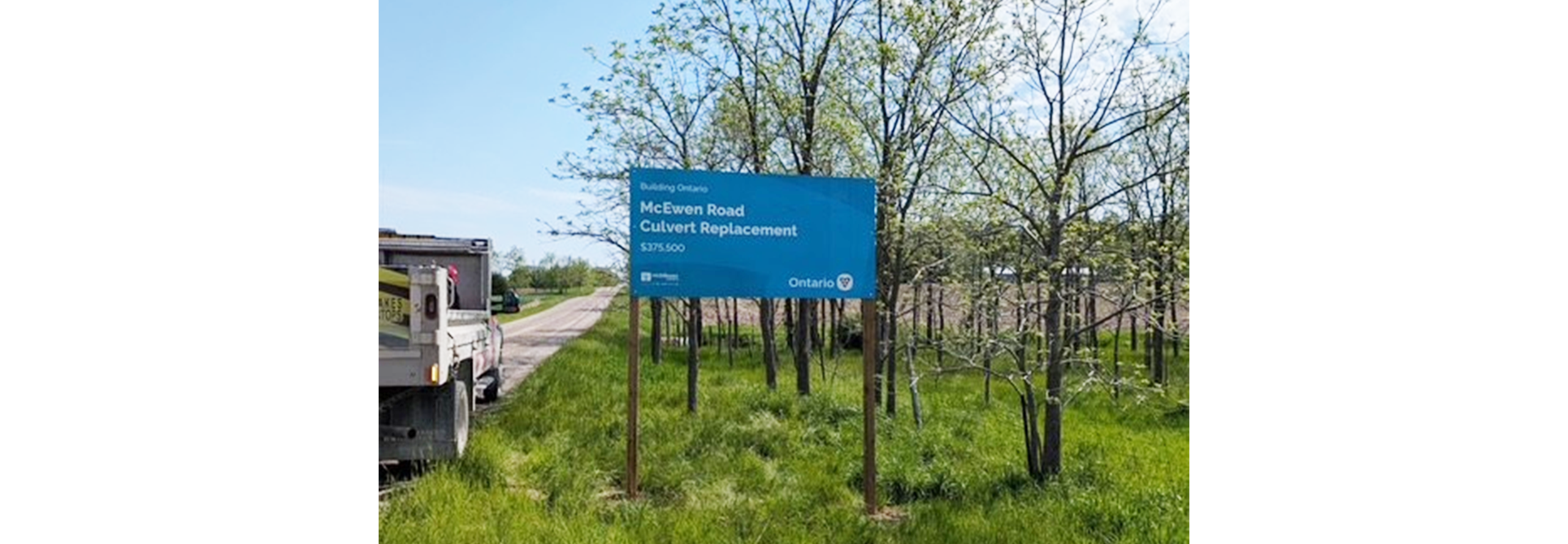 McEwen Rd Culvert Sign