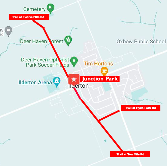 Ilderton Rail Trail Map