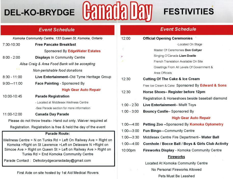 Canada Day Komoka 