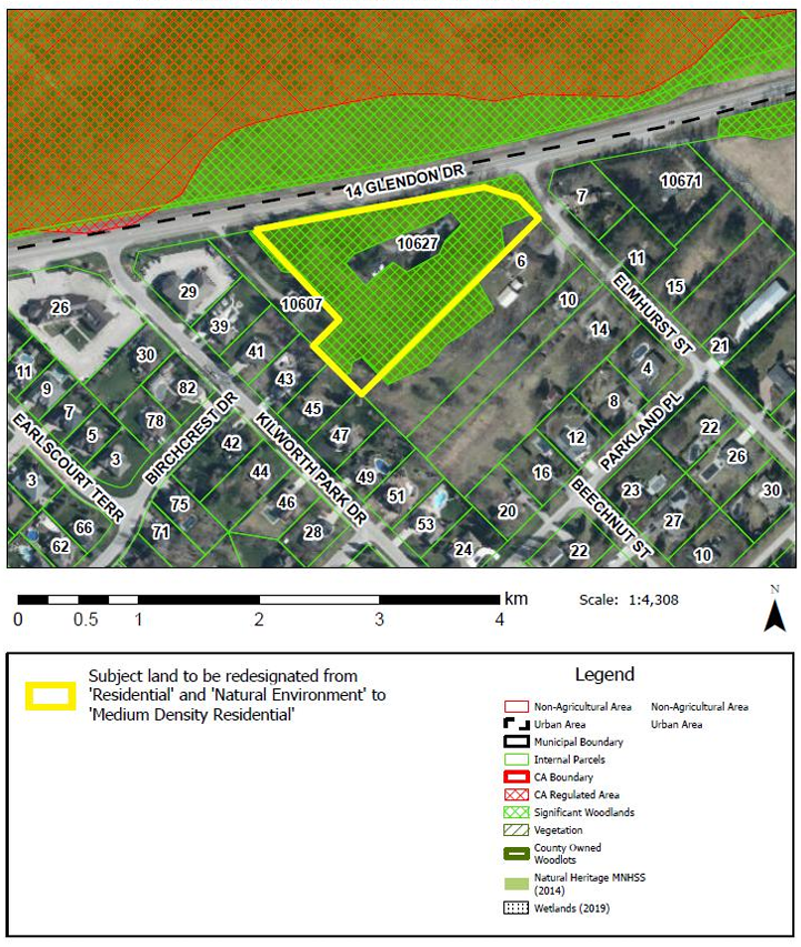 Location Map - 10627 Glendon Dr.