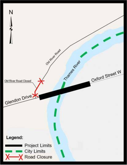 site map Kilworth Bridge project 2023