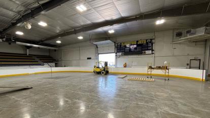 New Rink Boards at Ilderton Arena July 2025