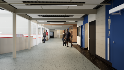 Render - Ilderton Arena Interior Lobby
