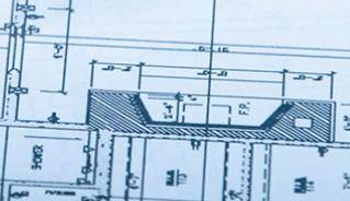 Picture of blue print