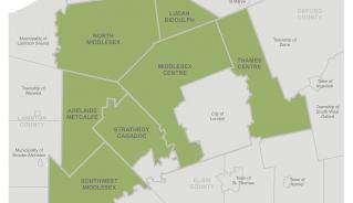 Map of Middlesex County
