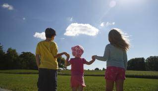 Children on a Sunny Day in Middlesex Centre