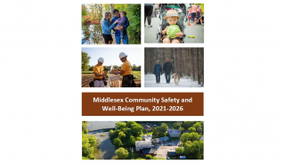 Title page for the Community Safety and Well-Being Plan