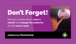 Test your Smoke Alarms