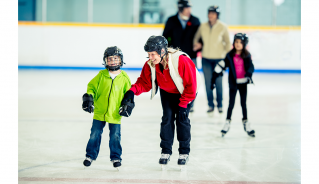 family ice skating