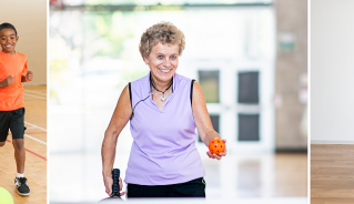 Recreation - kids soccer, pickleball, chair yoga