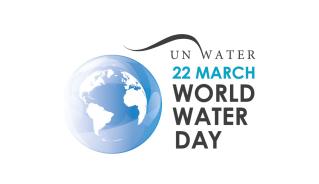 World Water Day Logo with Date