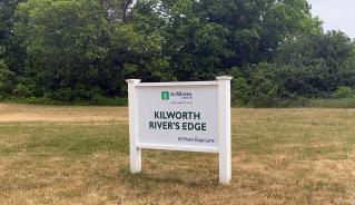 Kilworth River's Edge Park Sign