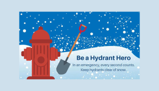 clear fire hydrants of snow