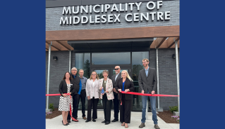 Office Renovation Ribbon Cutting May 2025