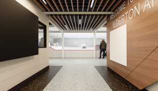 Render - Ilderton Arena Interior Entrance