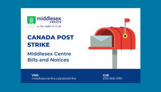 Canada Post Strike with Mail Box