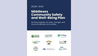 Title page for the Community Safety and Well-Being Plan