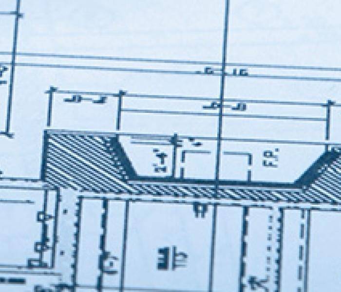 Picture of blue print