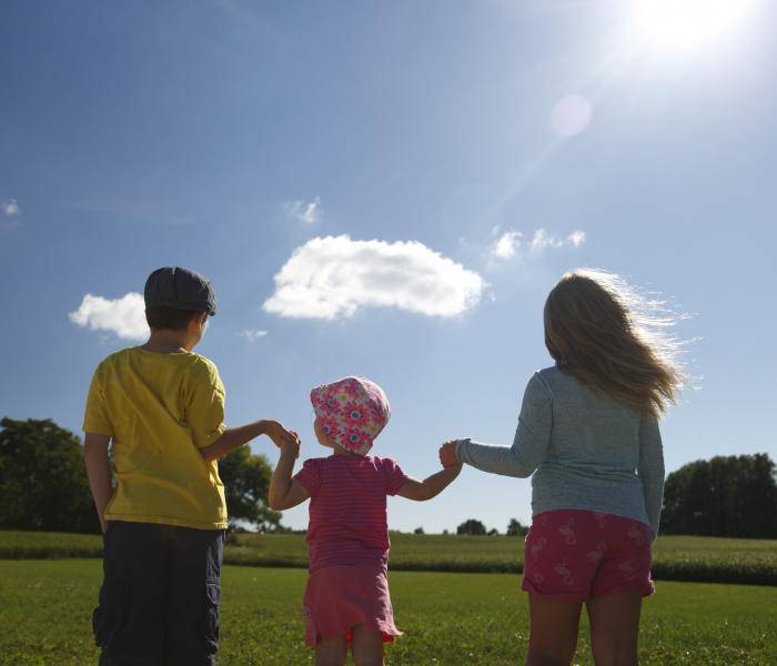 Children on a Sunny Day in Middlesex Centre