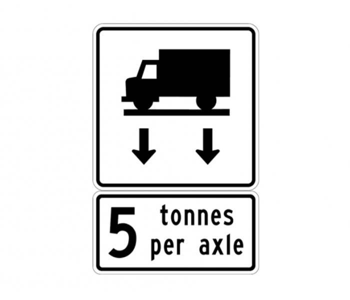 reduced load sign