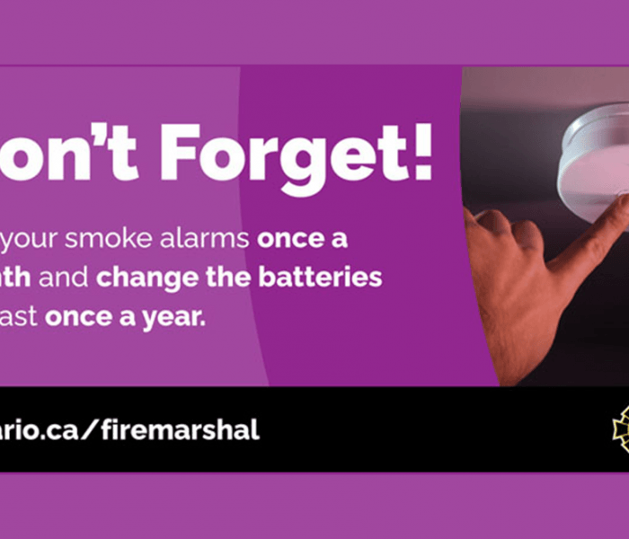 Test your Smoke Alarms