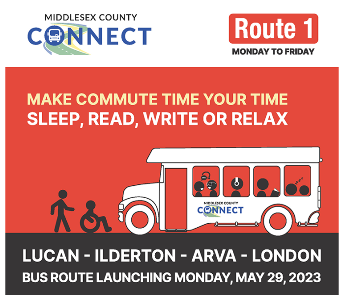 New Bus Route to Arva and Ilderton May 2023
