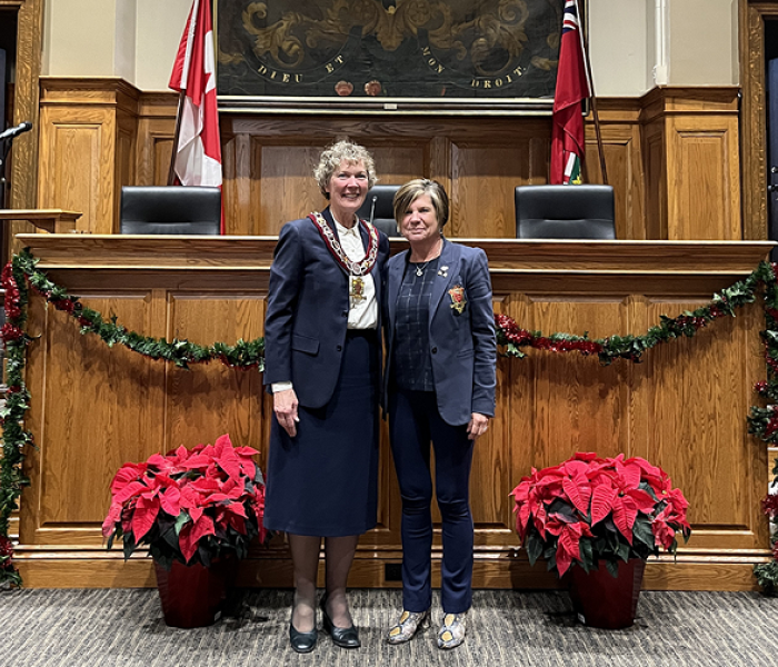 Warden DeViet and Deputy Warden Burghardt-Jesson