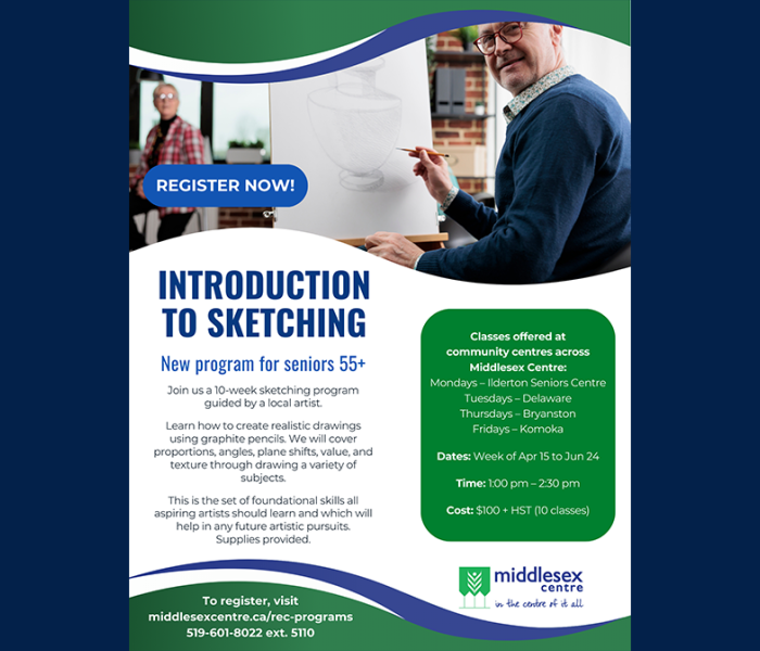 Introduction to Sketching Program Flyer