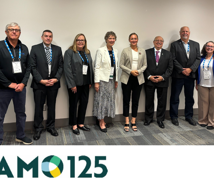 Middlesex Centre delegates with Minister Surma at AMO 2024