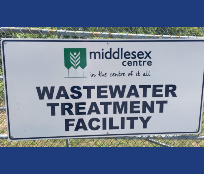 Wastewater Treatment Facility Sign