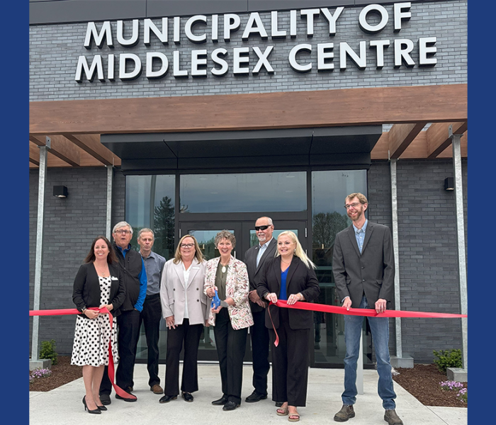 Office Renovation Ribbon Cutting May 2025