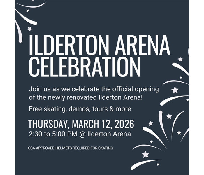 Ilderton Arena Grand Re-opening Celebration