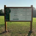 Weldon Park Disc Golf Welcome Sign